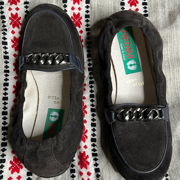 Piedini brown leather loafer Italian made